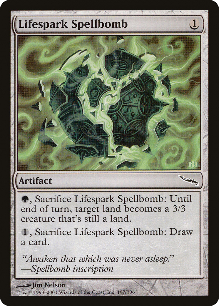 Lifespark Spellbomb (197) Foil - Mirrodin