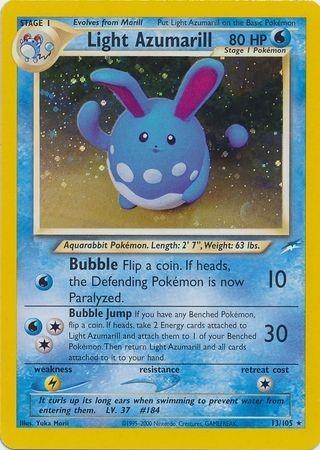 Light Azumarill (13) (Unlimited) Holofoil - Neo Destiny