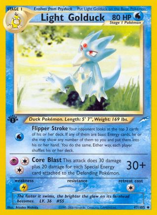 Light Golduck (47) (1st Edition) - Neo Destiny