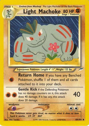 Light Machoke (49) (Unlimited) - Neo Destiny