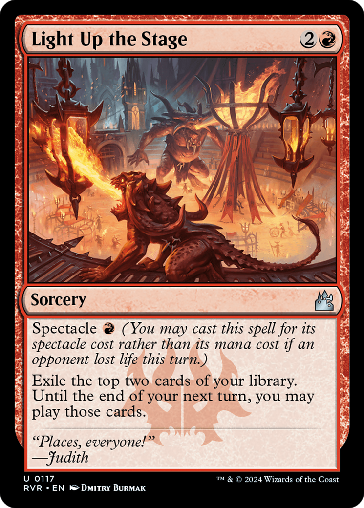 Light Up the Stage (117) Foil - Ravnica Remastered