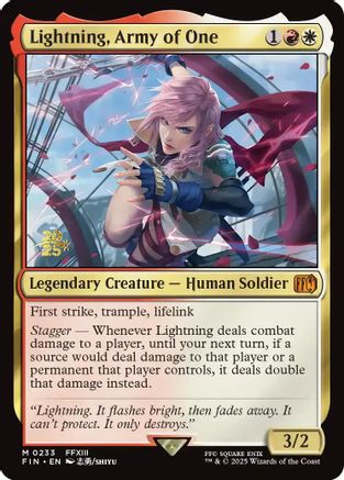 Lightning, Army of One (233) Foil - FINAL FANTASY