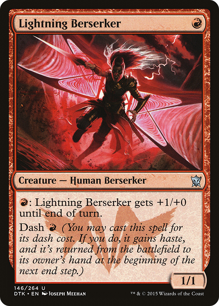 Lightning Berserker (146) Foil - Dragons of Tarkir