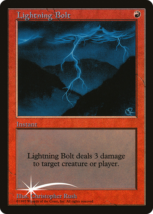 Lightning Bolt Foil - Judge Gift Cards 1998