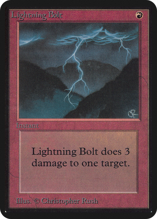 Lightning Bolt - Limited Edition Alpha