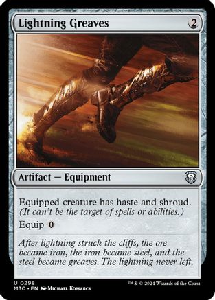 Lightning Greaves (298) Ripple Foil - Commander: Modern Horizons 3