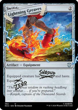 Lightning Greaves (382) Foil - Secret Lair Drop Series