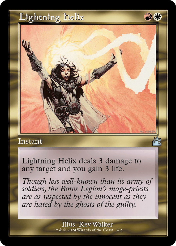 Lightning Helix (Retro) (372) Foil - Ravnica Remastered