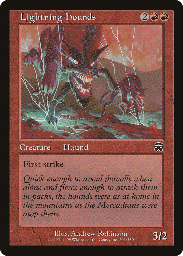 Lightning Hounds (201) - Mercadian Masques