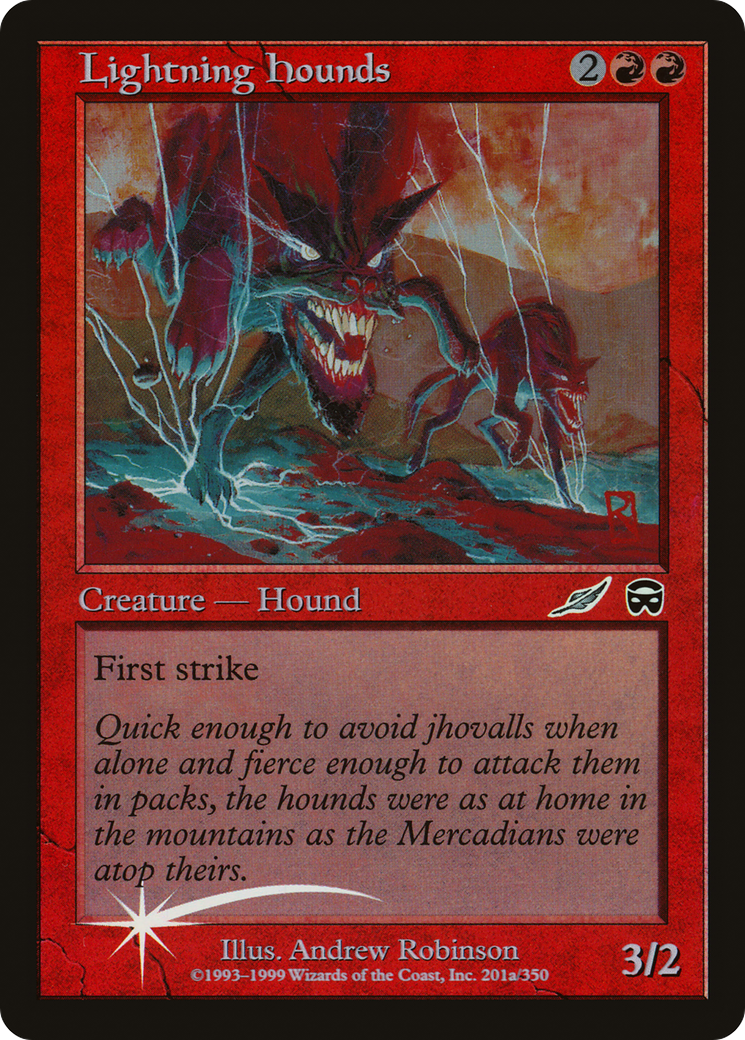 Lightning Hounds (201a) Foil - Media Promos