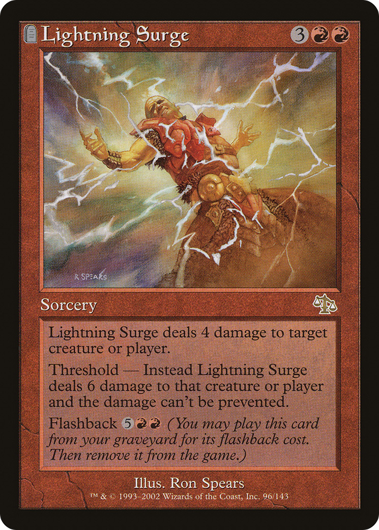 Lightning Surge (096) Foil - Judgment