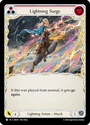 Lightning Surge (Red) (SBA015) - Silver Age