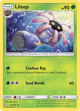 Lileep (10) Reverse Holofoil - Cosmic Eclipse