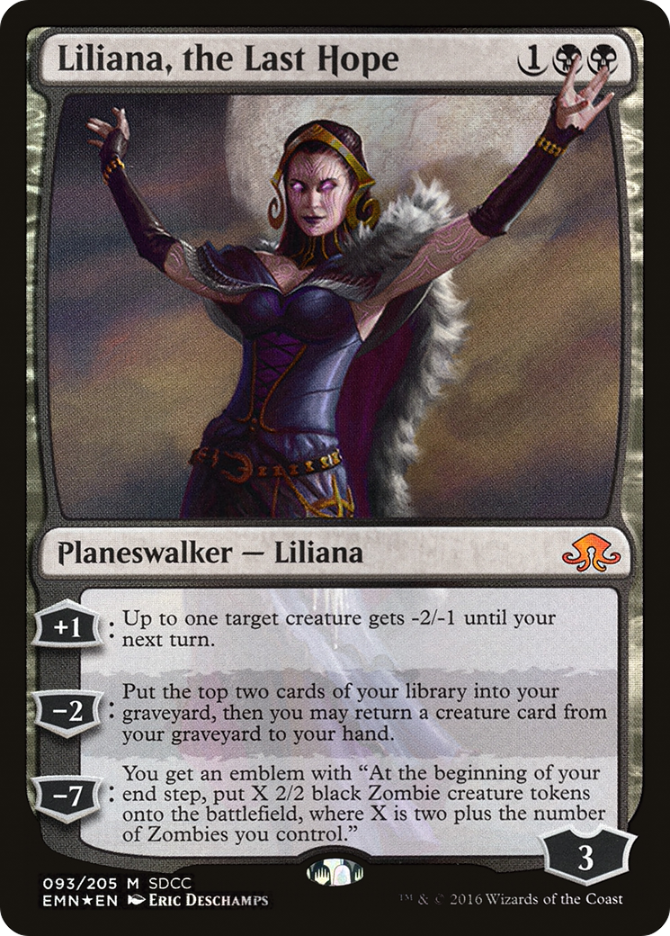 Liliana, the Last Hope (093) Foil - San Diego Comic-Con 2016