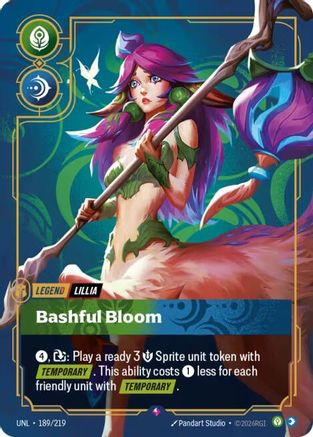 Lillia – Bashful Bloom (189) Foil - Unleashed