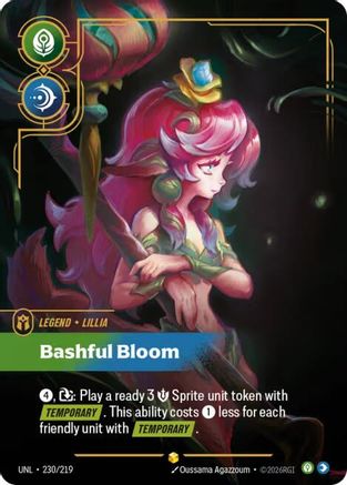 Lillia – Bashful Bloom (Overnumbered) (230) Foil - Unleashed