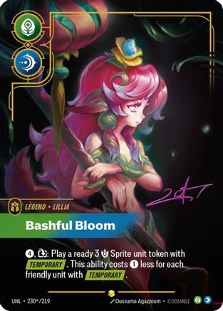 Lillia – Bashful Bloom (Signature) (230) Foil - Unleashed