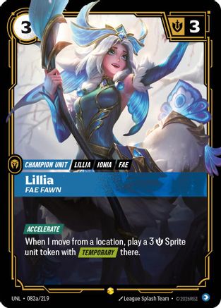Lillia – Fae Fawn (Alternate Art) (082a) Foil - Unleashed