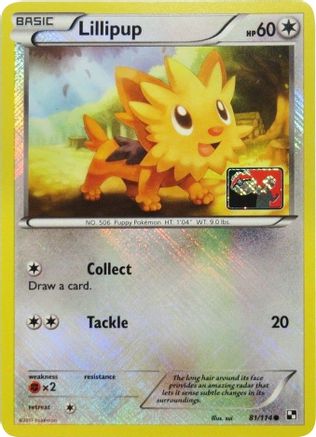 Lillipup (League Promo) (81) Reverse Holofoil - League & Championship Cards