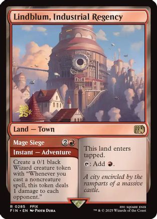 Lindblum, Industrial Regency // Mage Siege (285) Foil - FINAL FANTASY