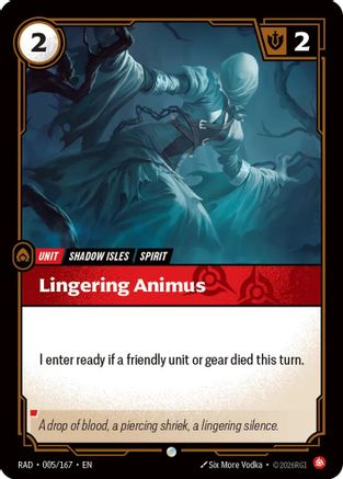 Lingering Animus (005) Foil - Radiance