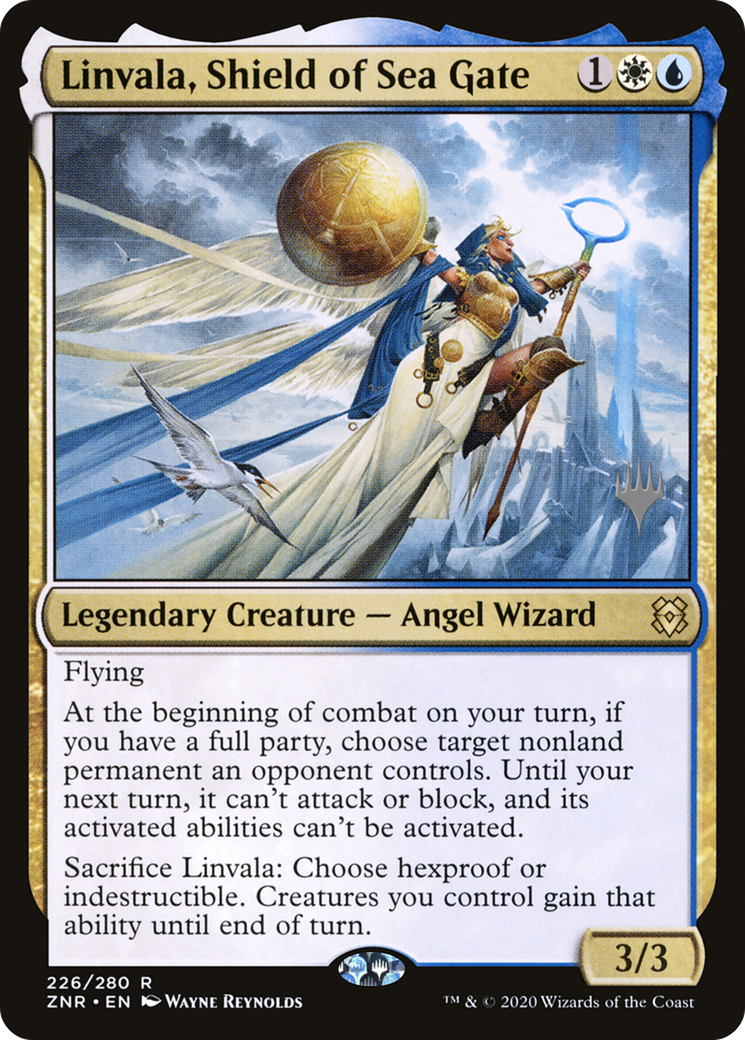 Linvala, Shield of Sea Gate (226) - Zendikar Rising Promos Foil