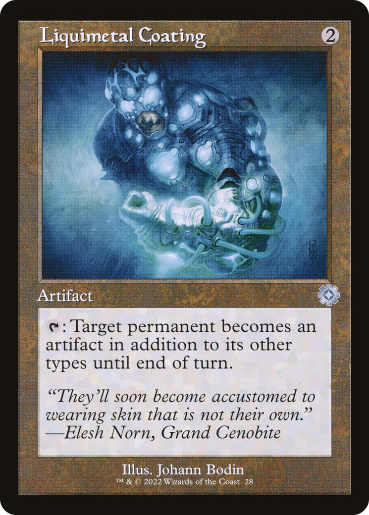 Liquimetal Coating (Retro) (028) - The Brothers' War Retro Artifacts Foil