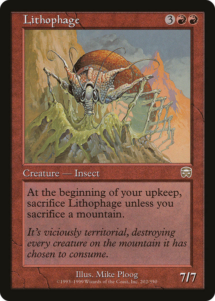Lithophage (202) - Mercadian Masques
