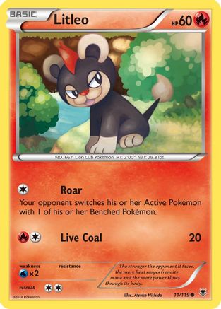 Litleo (11) Reverse Holofoil - Phantom Forces