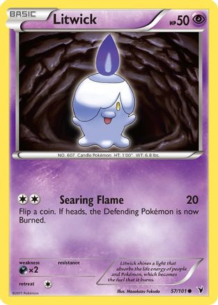 Litwick (57) Reverse Holofoil - Noble Victories