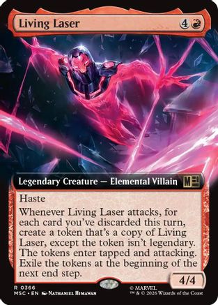 Living Laser (Extended Art) (366) - Commander: Marvel Super Heroes