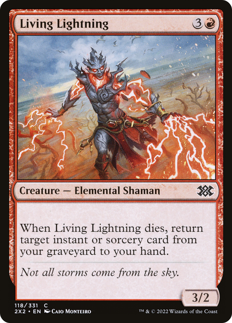 Living Lightning (118) Foil - Double Masters 2022