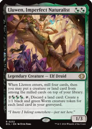 Lluwen, Imperfect Naturalist (Promo Pack) (232) - Lorwyn Eclipsed