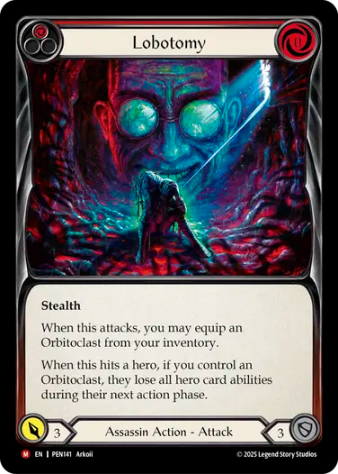 Lobotomy (PEN141) Rainbow Foil - Compendium of Rathe