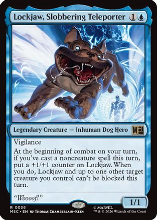 Lockjaw, Slobbering Teleporter (036) - Commander: Marvel Super Heroes