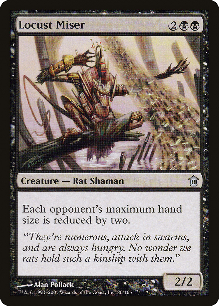 Locust Miser (080) Foil - Saviors of Kamigawa