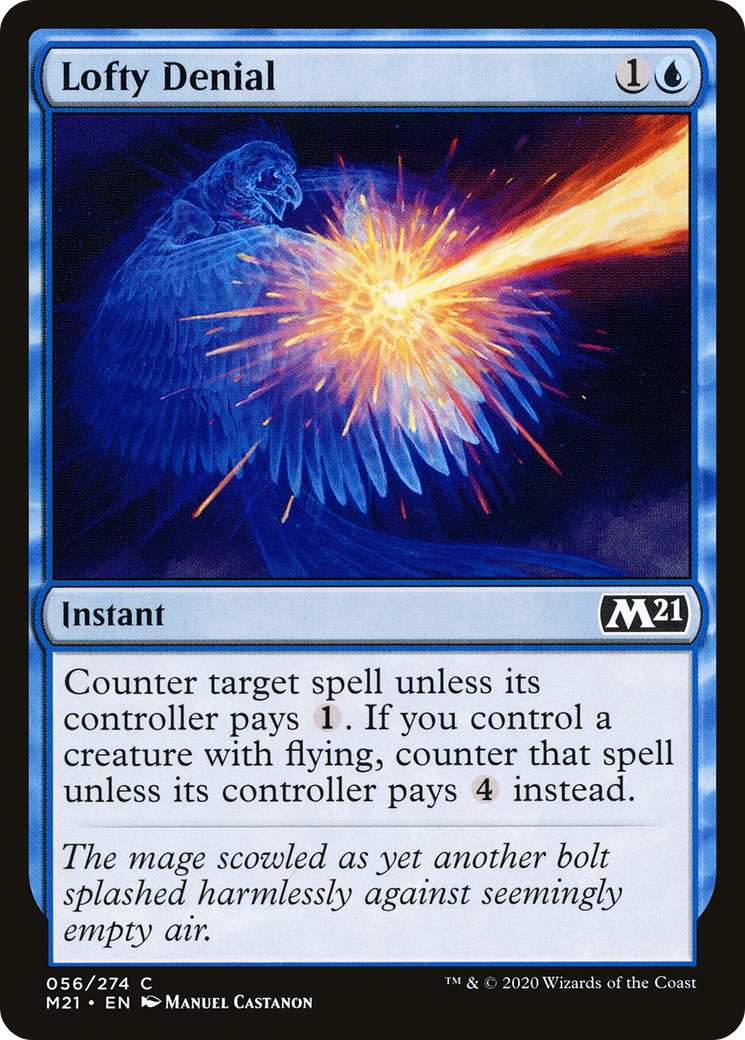 Lofty Denial (056) - Core Set 2021 Foil