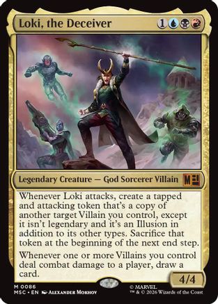 Loki, the Deceiver (086) - Commander: Marvel Super Heroes