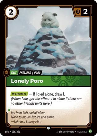 Lonely Poro (036) - Spiritforged