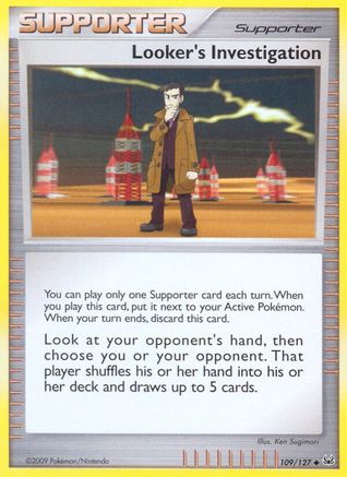 Looker's Investigation (109) Reverse Holofoil - Platinum