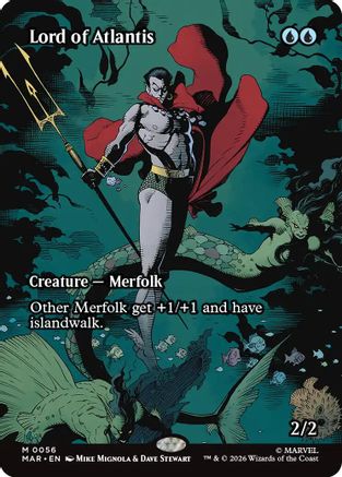 Lord of Atlantis (056) Foil - Marvel Universe