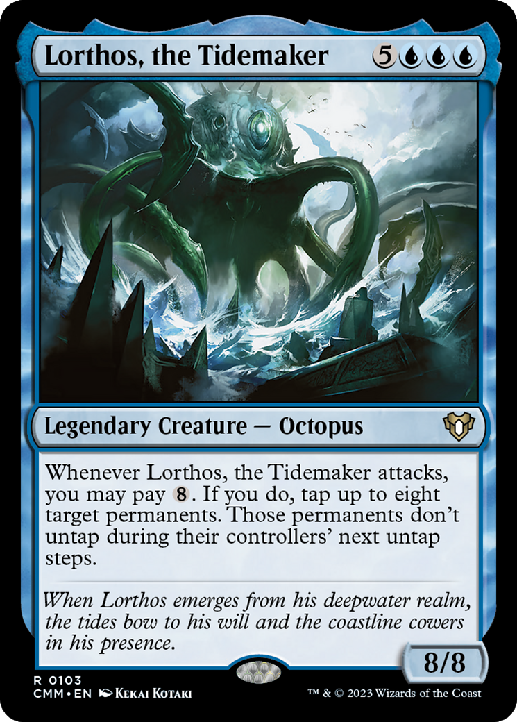Lorthos, the Tidemaker (103) Foil - Commander Masters
