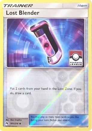 Lost Blender (Pokemon League) (181) Reverse Holofoil - League & Championship Cards