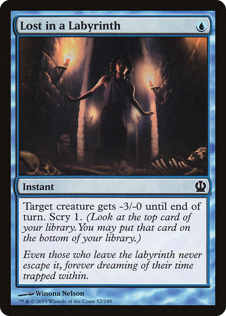 Lost in a Labyrinth (052) Foil - Theros