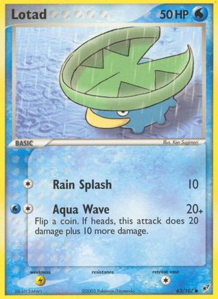 Lotad (63) Reverse Holofoil - Deoxys