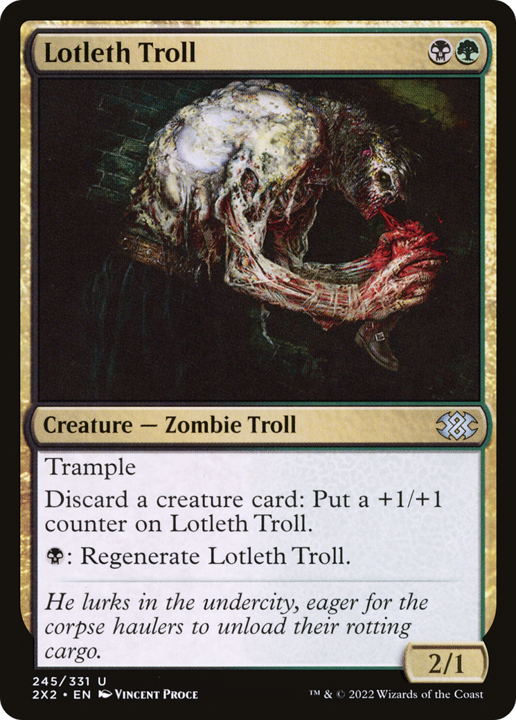 Lotleth Troll (245) - Double Masters 2022