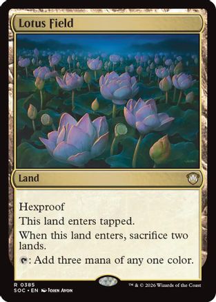 Lotus Field (385) - Commander: Secrets of Strixhaven