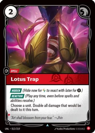 Lotus Trap (013) - Unleashed