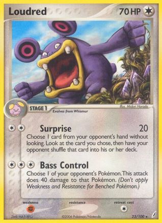Loudred (23) - Crystal Guardians