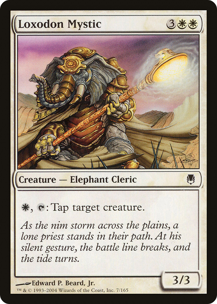 Loxodon Mystic (007) - Darksteel